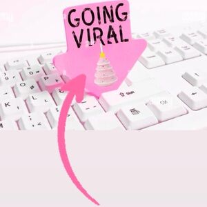 Pink viral Christmas tree plastic cup and straw